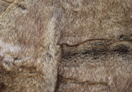 PLÜ-2512   Plüsch Kaninchen dunkelbraun